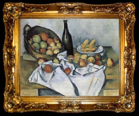 framed  Paul Cezanne Blue Apple, ta009-2